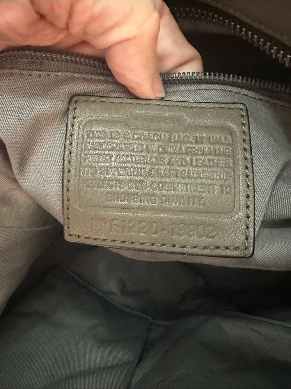 Coach #111 Legacy Colorblock leather Rory satchel